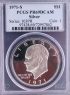 1971-S 40% Silver Eisenhower Silver Dollar PCGS  Proof 69 Deep Cameo