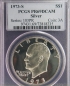 1973-S 40% Silver Eisenhower Dollar PCGS Proof 69 Deep Cameo