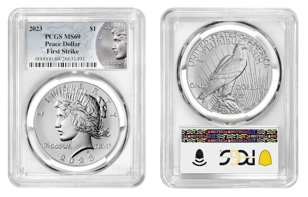 2023 Peace Silver Dollar PCGS MS69 First Strike