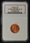 1995 Lincoln Cent Double Die Obverse NGC MS68 Red