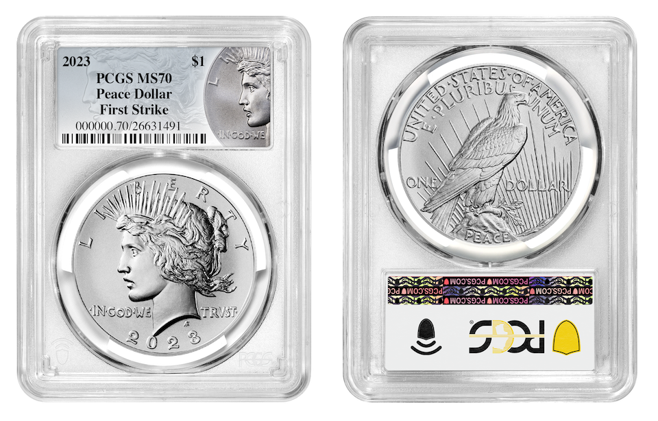 2023 Peace Silver Dollar PCGS MS70 First Strike